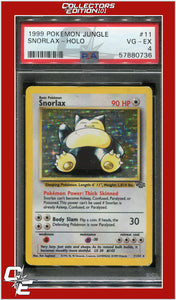 Jungle 11 Snorlax Holo PSA 4