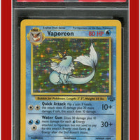 Jungle 12 Vaporeon Holo PSA 6