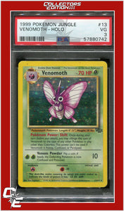 Jungle 13 Venomoth Holo PSA 3