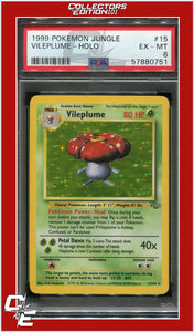 Jungle 15 Vileplume Holo PSA 6