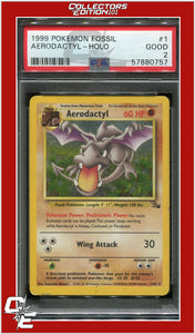 Fossil 1 Aerodactyl Holo PSA 2