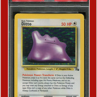 Fossil 3 Ditto Holo PSA 8