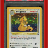 Fossil 4 Dragonite Holo PSA 6