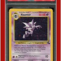 Fossil 6 Haunter Holo PSA 8