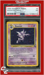 Fossil 6 Haunter Holo PSA 1