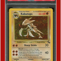 Fossil 9 Kabutops Holo PSA 7