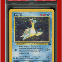 Fossil 10 Lapras Holo PSA 5