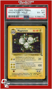 Fossil 11 Magneton Holo PSA 6