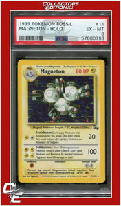 Fossil 11 Magneton Holo PSA 6