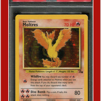 Fossil 12 Moltres Holo PSA 8