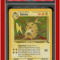 Fossil 14 Raichu Holo PSA 2