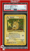 Fossil 14 Raichu Holo PSA 1
