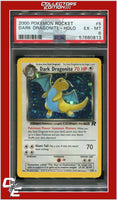 Team Rocket 5 Dark Dragonite Holo PSA 6
