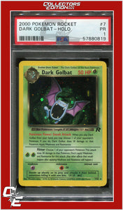 Team Rocket 7 Dark Golbat Holo PSA 1