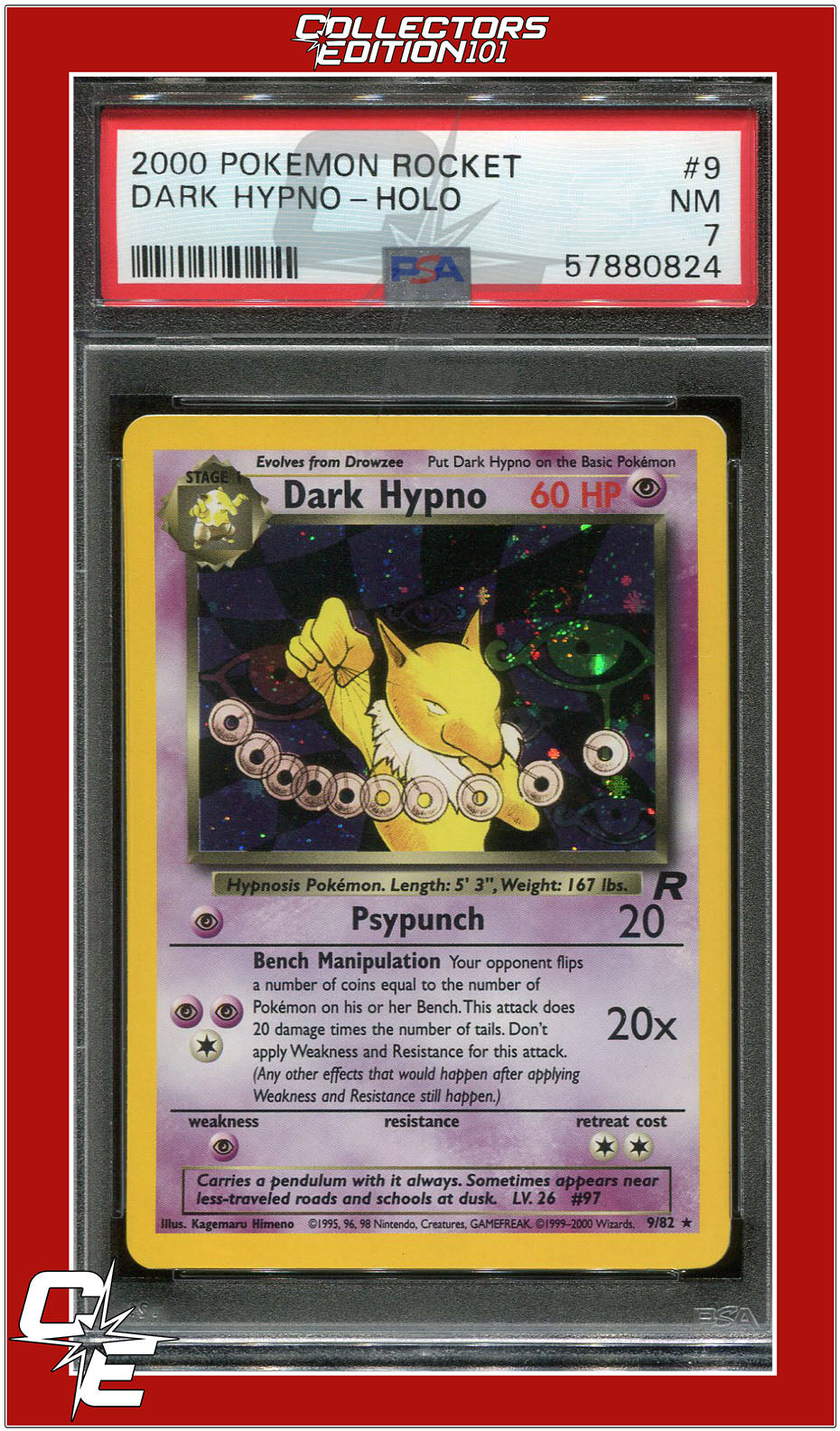 Pokemon Dark on sale Hypno 9