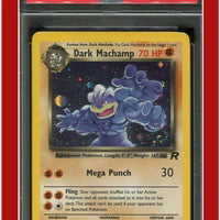 Team Rocket 10 Dark Machamp Holo PSA 4