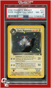 Team Rocket 11 Dark Magneton Holo PSA 8