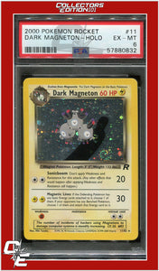 Team Rocket 11 Dark Magneton Holo PSA 6