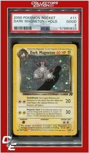 Team Rocket 11 Dark Magneton Holo PSA 2