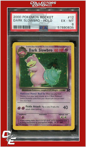 Team Rocket 12 Dark Slowbro Holo PSA 6