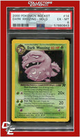 Team Rocket 14 Dark Weezing Holo PSA 6
