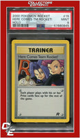 Team Rocket 15 Here Comes Team Team Rocket! Holo PSA 9
