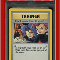 Team Rocket 15 Here Comes Team Team Rocket! Holo PSA 9