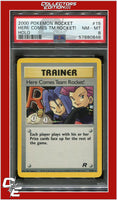 Team Rocket 15 Here Comes Team Team Rocket! Holo PSA 8
