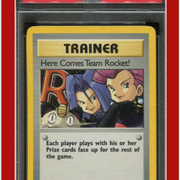 Team Rocket 15 Here Comes Team Team Rocket! Holo PSA 8