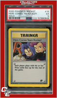 Team Rocket 15 Here Comes Team Team Rocket! Holo PSA 5
