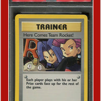 Team Rocket 15 Here Comes Team Team Rocket! Holo PSA 5