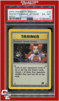 Team Rocket 16 Team Rocket's Sneak Attack Holo PSA 6
