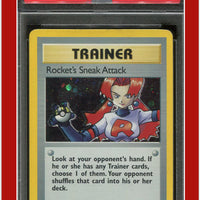 Team Rocket 16 Team Rocket's Sneak Attack Holo PSA 5