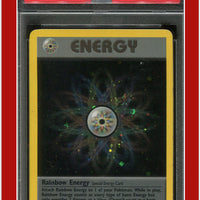 Team Rocket 17 Rainbow Energy Holo PSA 3