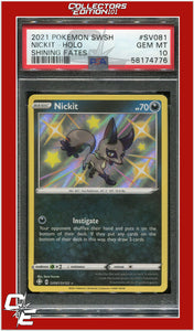 Shining Fates SV081 Nickit Holo PSA 10