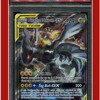 SM Black Star Promo SM168 Full Art Pikachu & Zekrom GX PSA 9