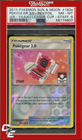 Unbroken Bonds 182a Pokegear 3.0 Reverse Holo League Cup STAFF PSA 8

