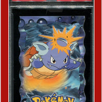 Topps Pokemon the Movie Die-Cut 8 Wartortle PSA 7