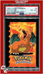 Topps Pokemon Die-Cut 6 Charizard PSA 6