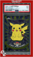 Topps Chrome Pokemon T.V. 25 Pikachu PSA 7
