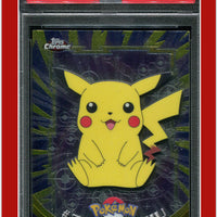 Topps Chrome Pokemon T.V. 25 Pikachu PSA 7