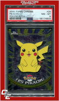 Topps Chrome Pokemon T.V. 25 Pikachu PSA 8
