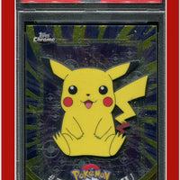 Topps Chrome Pokemon T.V. 25 Pikachu PSA 8