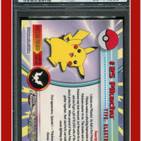 Topps Chrome Pokemon T.V. 25 Pikachu PSA 8