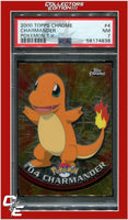 Topps Chrome Pokemon T.V. 4 Charmander PSA 7
