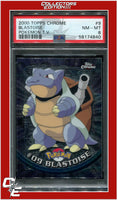 Topps Chrome Pokemon T.V. 9 Blastoise PSA 8
