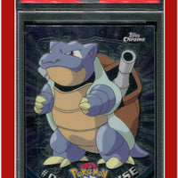 Topps Chrome Pokemon T.V. 9 Blastoise PSA 8