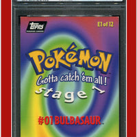 Topps Pokemon Edt E1 Bulbasaur #1 PSA 6