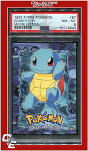 Topps Pokemon Edt E7 Squirtle #7 PSA 8