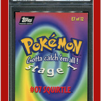 Topps Pokemon Edt E7 Squirtle #7 PSA 8